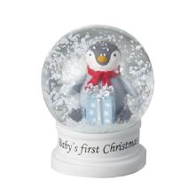 BABY`S 1ST  CHRISTMAS PENGUIN SNOW GLOBE